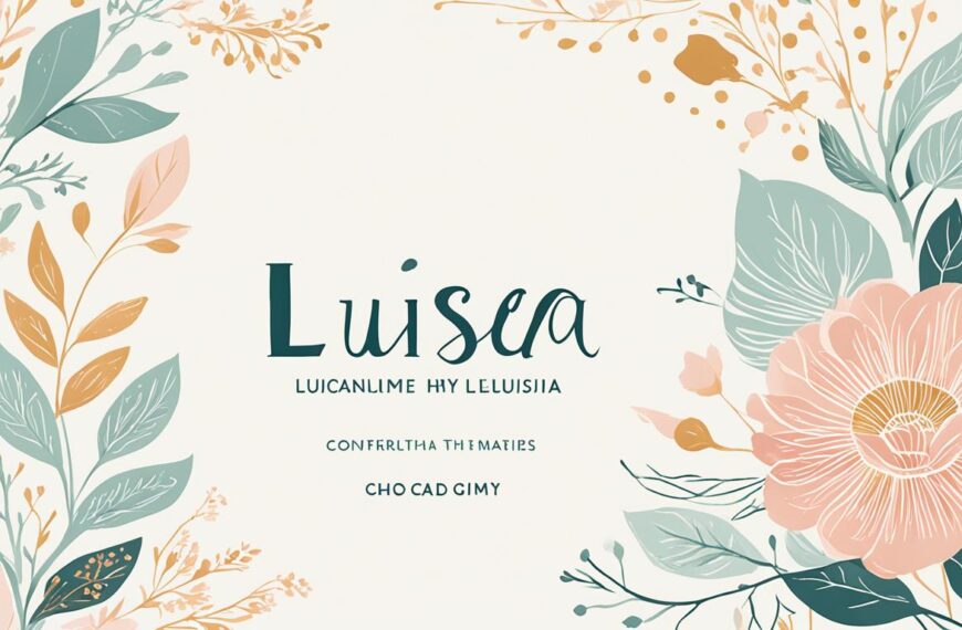 Luisa Name Bedeutung