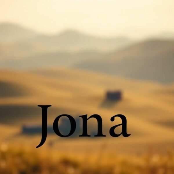 Jona Name Bedeutung